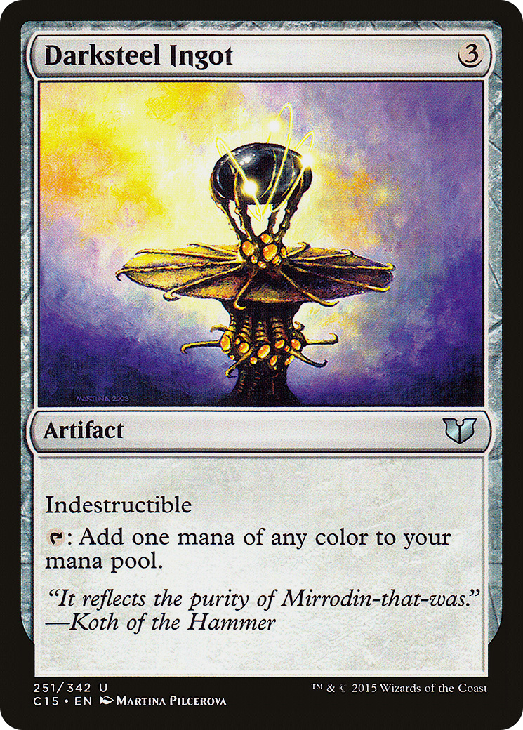 Darksteel Ingot (C15-251) - Commander 2015