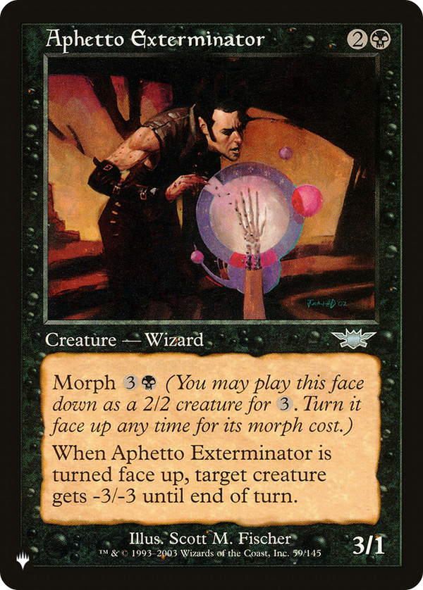 Aphetto Exterminator (LIST-59/145) - The List