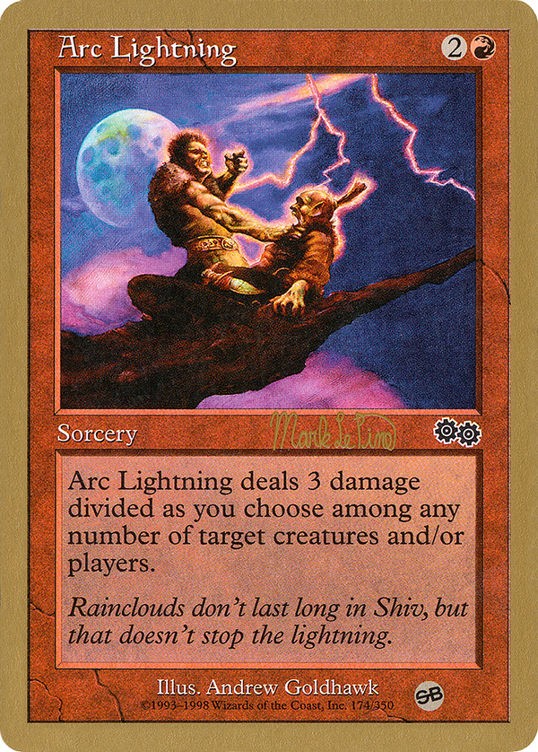 Arc Lightning - 1999 Mark Le Pine (USG) (SB) (WCD-) - World Championship Decks 1999