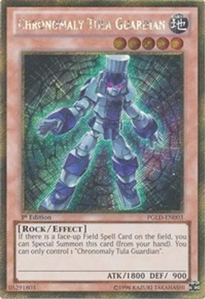 Chronomaly Tula Guardian (PGLD-EN003) - Premium Gold 1st Edition
