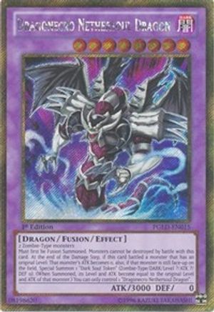 Dragonecro Nethersoul Dragon (PGLD-EN015) - Premium Gold 1st Edition