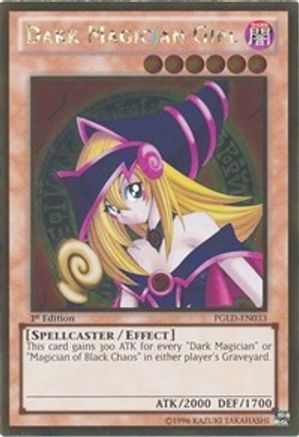 Dark Magician Girl (PGLD-EN033) - Premium Gold Unlimited
