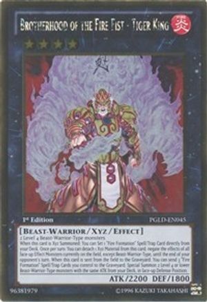 Brotherhood of the Fire Fist - Tiger King (PGLD-EN045) - Premium Gold Unlimited