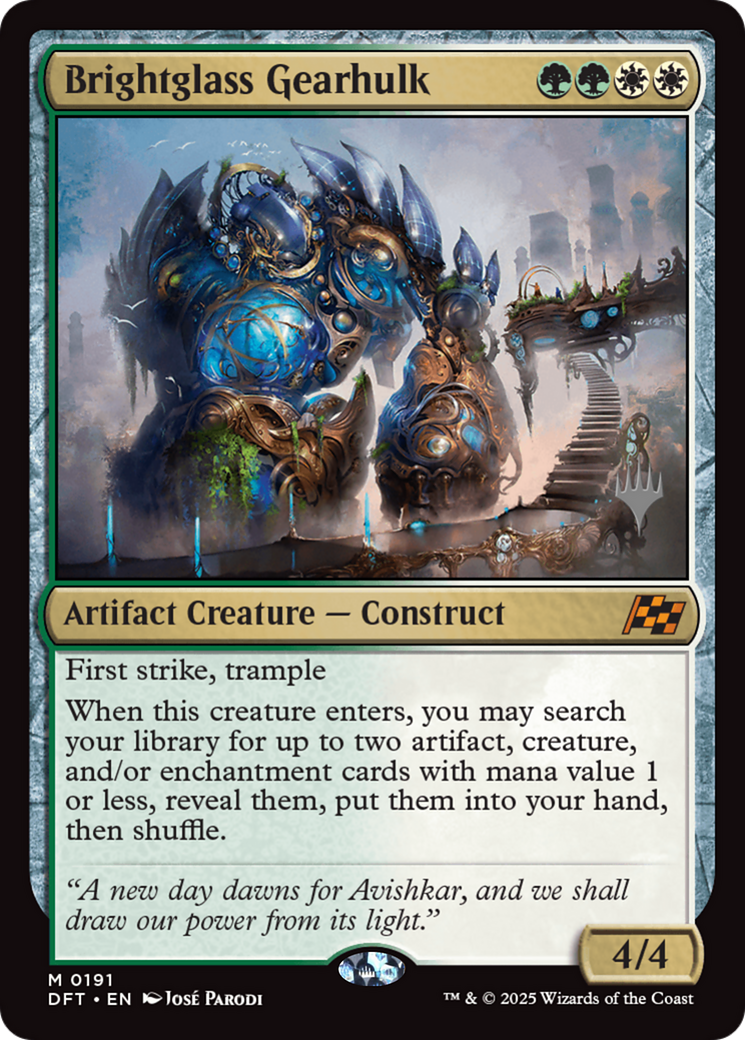 Brightglass Gearhulk (PPDFT-191) - Promo Pack: Aetherdrift