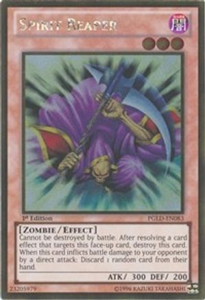 Spirit Reaper (PGLD-EN083) - Premium Gold 1st Edition