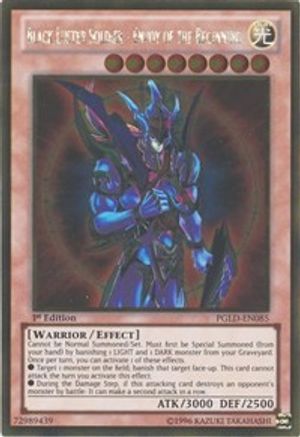 Black Luster Soldier - Envoy of the Beginning (PGLD-EN085) - Premium Gold 1st Edition