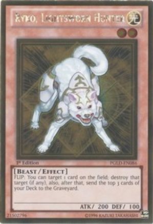 Ryko, Lightsworn Hunter (PGLD-EN086) - Premium Gold 1st Edition
