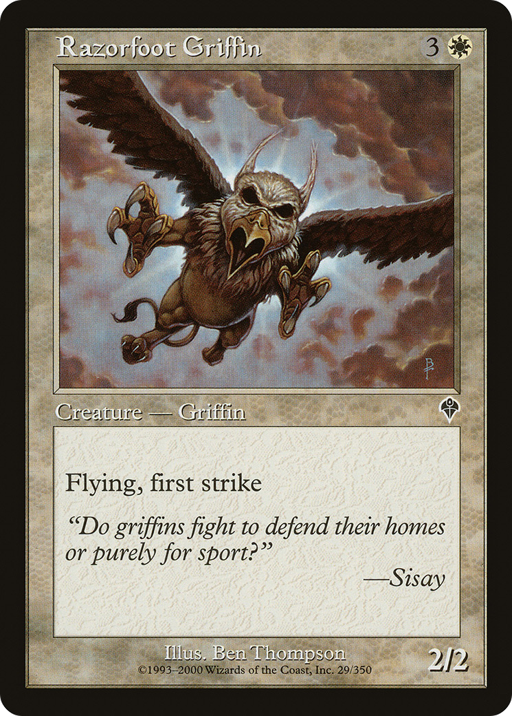 Razorfoot Griffin (INV-029) - Invasion Foil