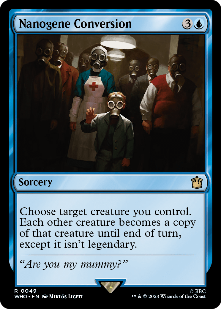 Nanogene Conversion (WHO-049) - Doctor Who Foil