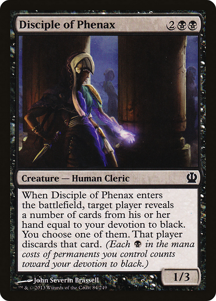 Disciple of Phenax (THS-084) - Theros Foil