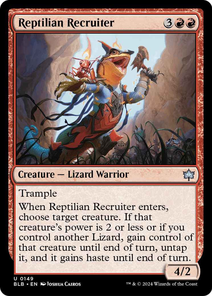 Reptilian Recruiter (BLB-149) - Bloomburrow