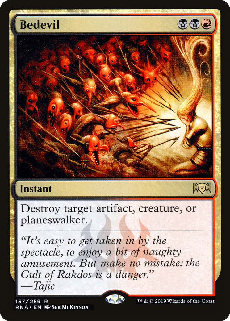 Bedevil (RNA-157) - Ravnica Allegiance Foil