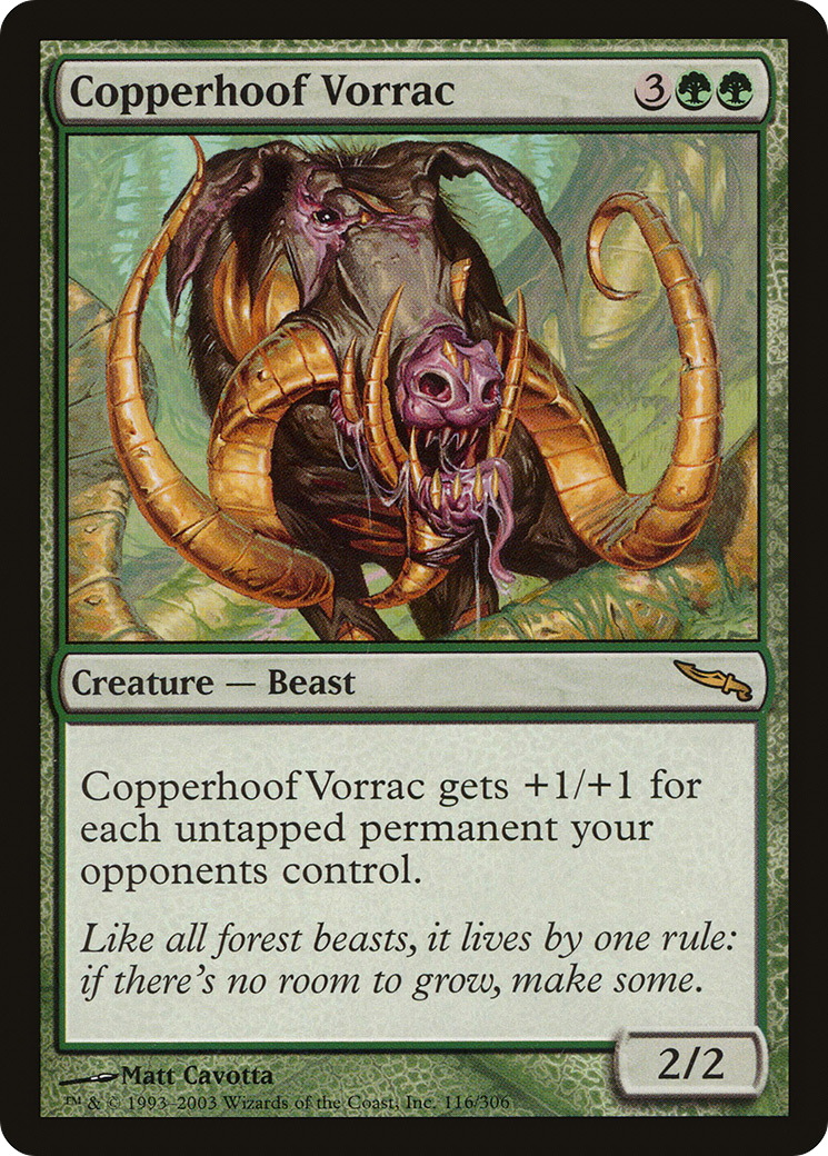 Copperhoof Vorrac (MRD-116) - Mirrodin
