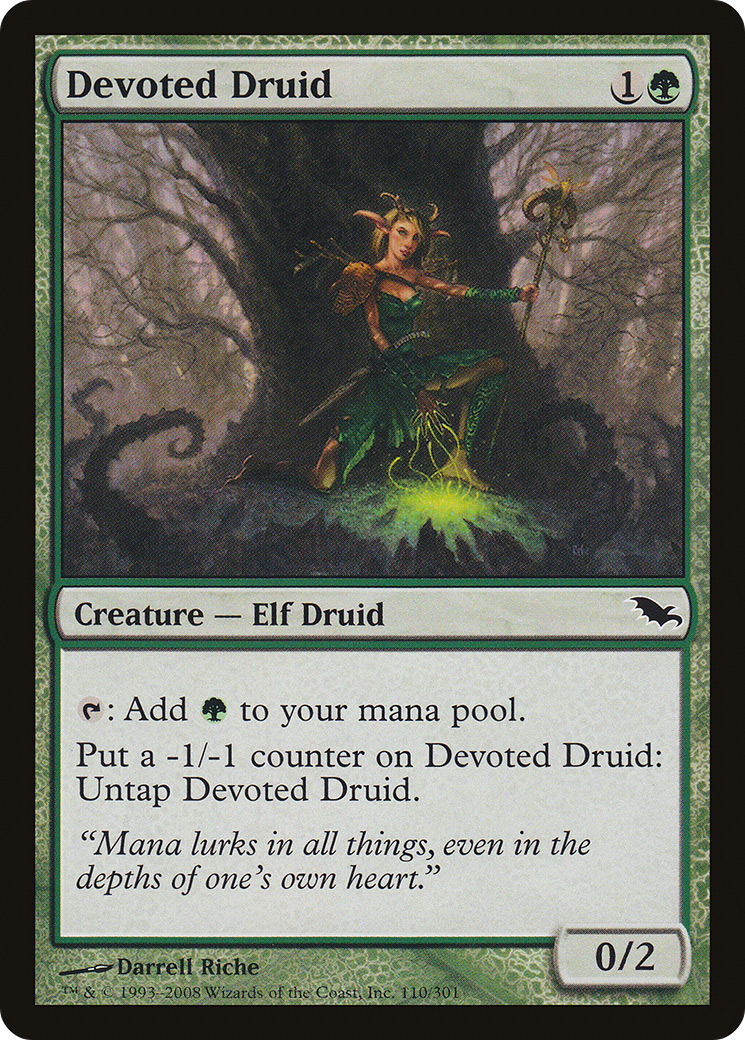 Devoted Druid (SHM-110) - Shadowmoor