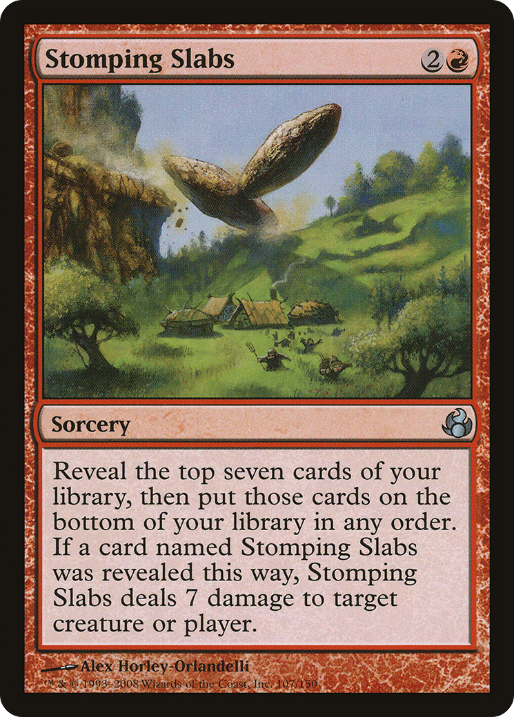Stomping Slabs (MOR-107) - Morningtide Foil