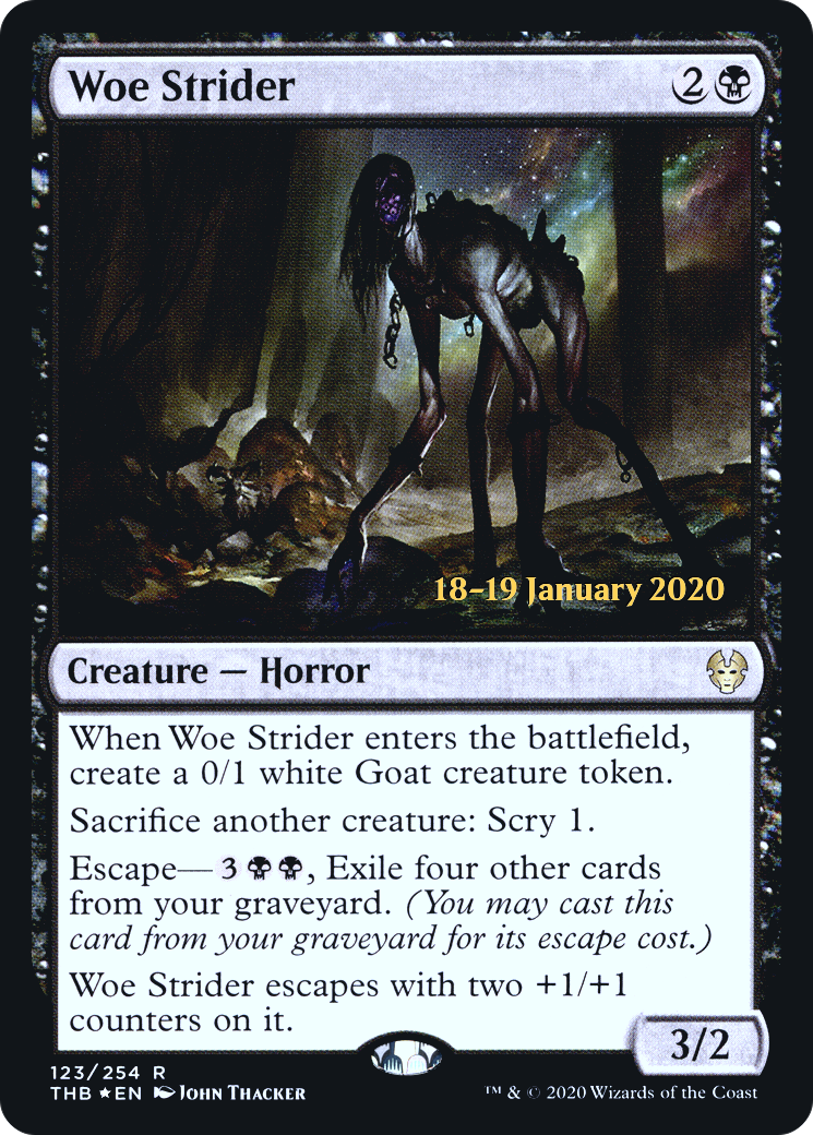 Woe Strider (PRE-123) - Theros Beyond Death Promos Foil