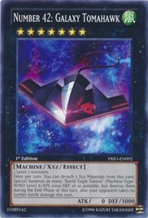 Number 42: Galaxy Tomahawk (PRIO-EN092) - Primal Origin 1st Edition