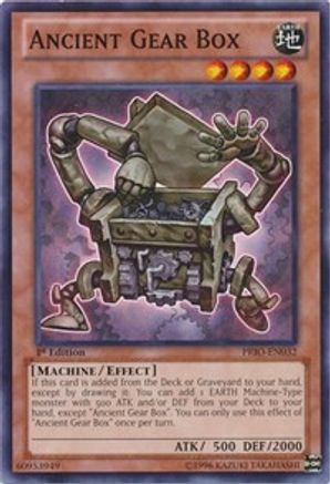 Ancient Gear Box (PRIO-EN032) - Primal Origin 1st Edition