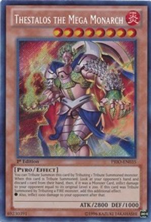 Thestalos the Mega Monarch (PRIO-EN035) - Primal Origin 1st Edition