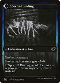 Binding Geist (DBL-315) - Innistrad: Double Feature: (Double Faced Transform) Foil
