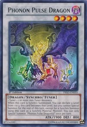 Phonon Pulse Dragon (PRIO-EN055) - Primal Origin 1st Edition