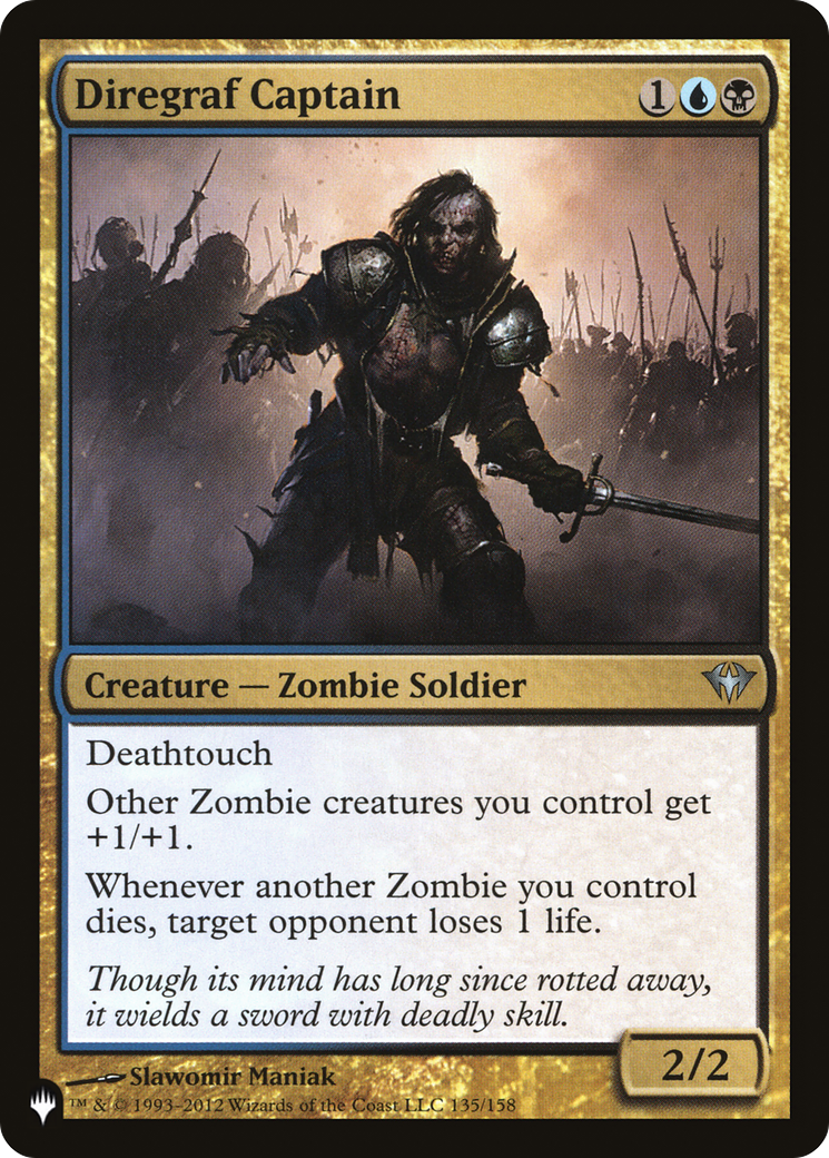 Diregraf Captain (LIST-135/158) - The List