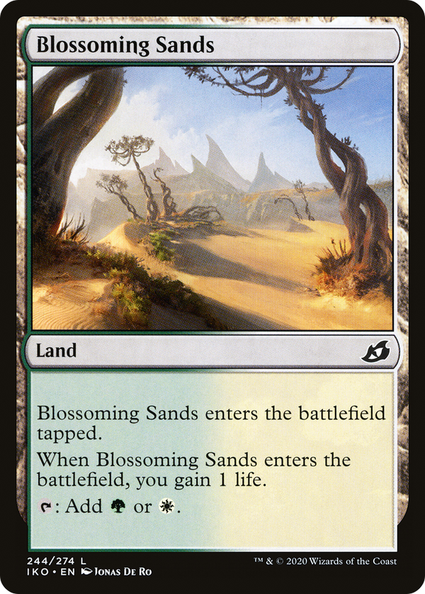 Blossoming Sands (IKO-244) - Ikoria: Lair of Behemoths Foil