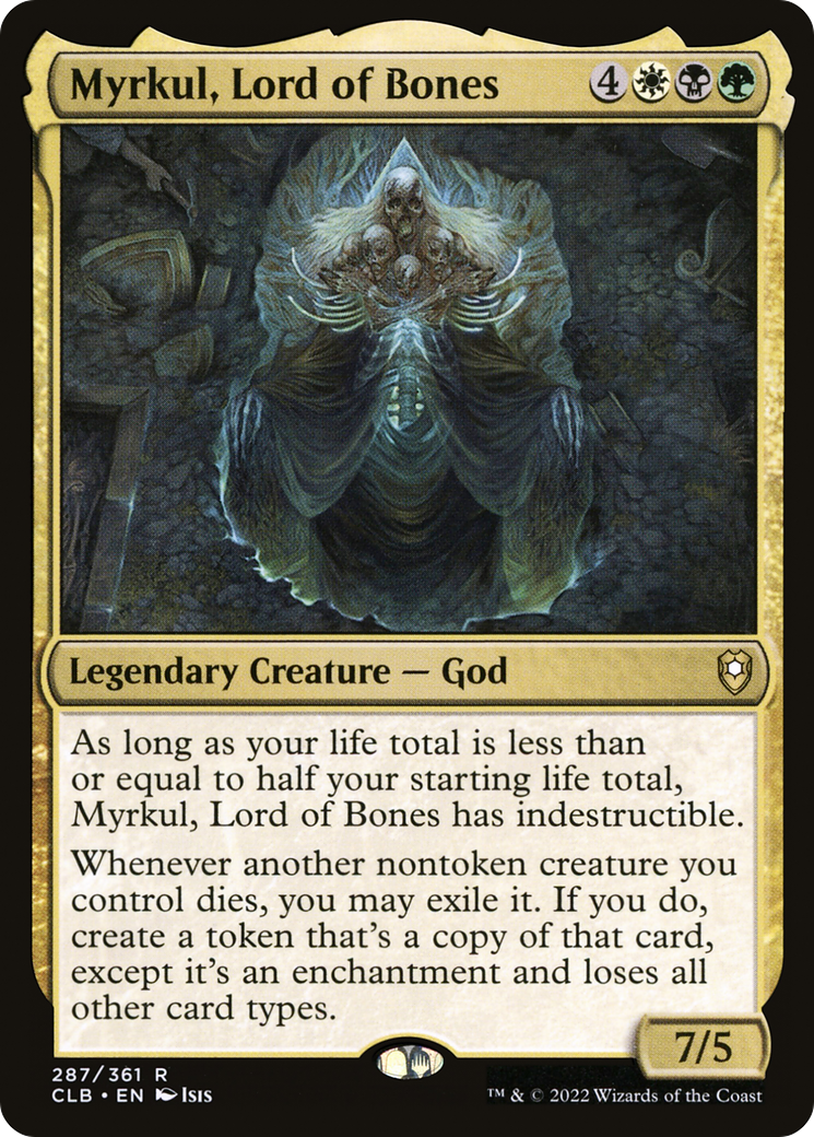 Myrkul, Lord of Bones (CLB-287) - Commander Legends: Battle for Baldur's Gate