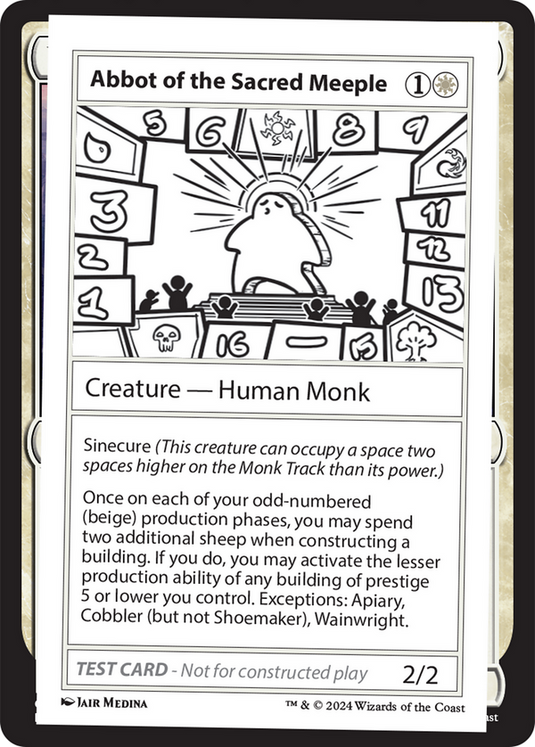 Abbot of the Sacred Meeple (MB2PC-) - Mystery Booster 2