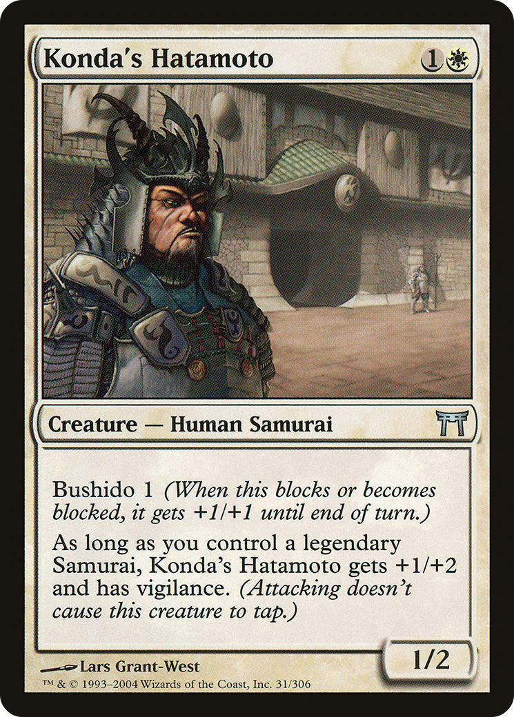 Konda's Hatamoto (CHK-031) - Champions of Kamigawa Foil