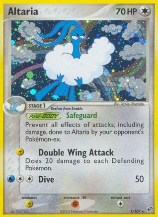 Altaria  - Reverse Holofoil Deoxys - Holo Rare