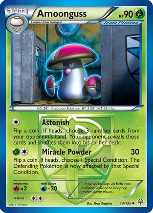 Amoonguss (Team Plasma)  Plasma Storm - Uncommon