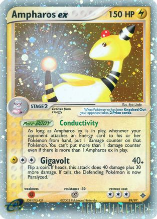 Ampharos ex  - Holofoil Dragon - Ultra Rare