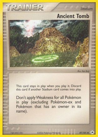 Ancient Tomb 087  - Reverse Holofoil Hidden Legends - Uncommon