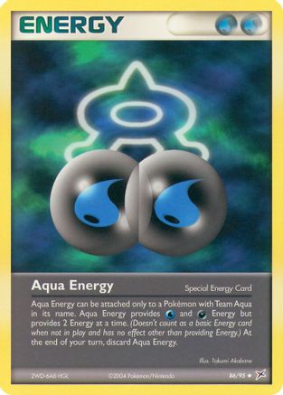 Aqua Energy  - Reverse Holofoil Team Magma vs Team Aqua - Uncommon