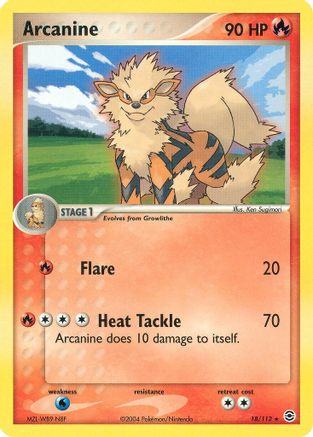 Arcanine/112  - Reverse Holofoil FireRed & LeafGreen - Rare