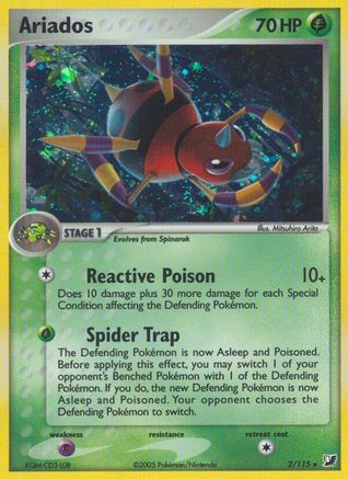 Ariados  - Holofoil Unseen Forces - Holo Rare