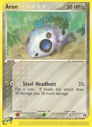 Aron  - Reverse Holofoil Sandstorm - Common
