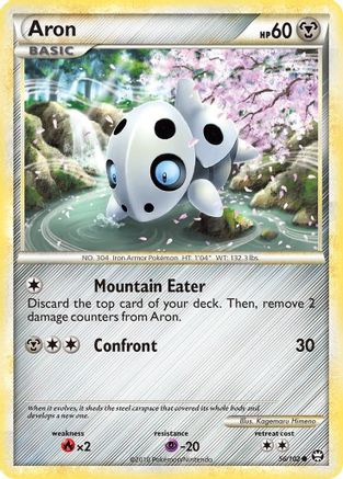 Aron/102  - Reverse Holofoil Triumphant - Common