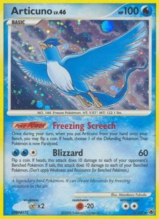 Articuno  - Reverse Holofoil Majestic Dawn - Holo Rare