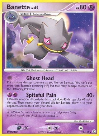 Banette  Secret Wonders - Rare