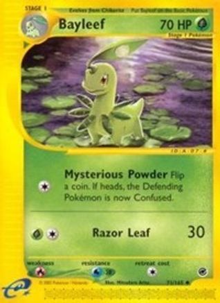 Bayleef/165  - Reverse Holofoil Expedition - Uncommon