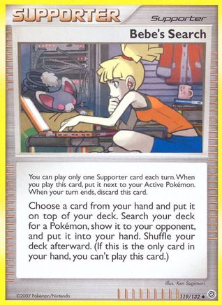 Bebe's Search 119  - Reverse Holofoil Secret Wonders - Uncommon