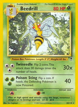 Beedrill  Legendary Collection - Rare