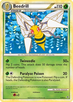 Beedrill  Unleashed - Rare