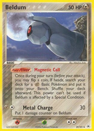 Beldum - 29/101/101  Hidden Legends - Uncommon
