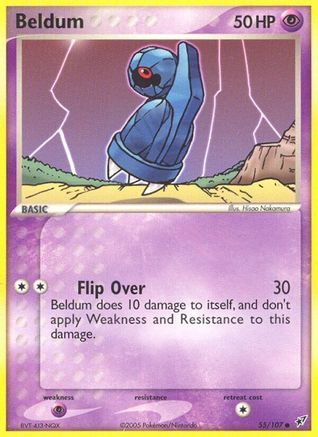 Beldum  - Reverse Holofoil Deoxys - Common
