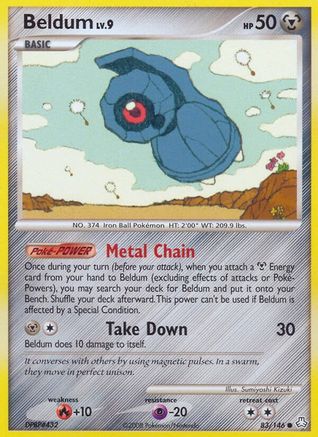 Beldum (83)  - Reverse Holofoil Legends Awakened - Common