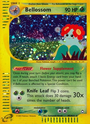 Bellossom (H5)  - Holofoil Aquapolis - Holo Rare