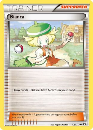 Bianca 109  - Reverse Holofoil Legendary Treasures - Uncommon